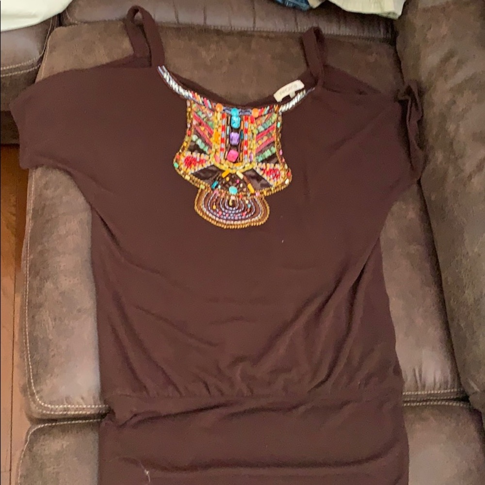 Women's off the shoulder shirt